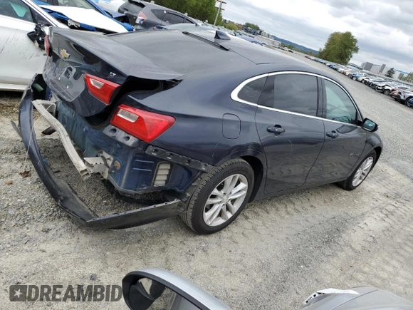2018 Chevrolet Malibu LT with VIN 1G1ZD5ST9JF102324, listed as a Copart auction lot 54696295 with 110,891 mi miles and Salvage Title. Bid and sale history available at carsss.com. Image 3.