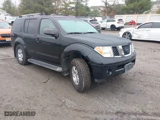 2007 Nissan Pathfinder SE with VIN 5N1AR18W97C644240, listed as a IAAI auction lot 40916911 with 203,686 mi miles. Bid and sale history available at carsss.com. Image 1.