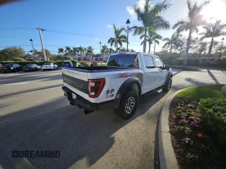 2022 Ford F-150 Raptor with VIN 1FTFW1RGBNF89257, listed as a Copart auction lot 45428685 with 31,649 mi miles and Clean Title. Bid and sale history available at carsss.com. Image 4.