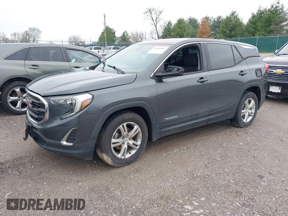 2018 GMC Terrain SLE with VIN 3GKALMEV9JL164802, listed as a IAAI auction lot 42002855 with 132,586 mi miles and . Bid and sale history available at carsss.com. Image 21.