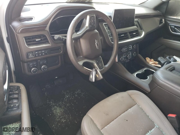 2022 Chevrolet Suburban Z71 with VIN 1GNSKDKD7NR312482, listed as a Copart auction lot 75623814 with 0 mi miles and Salvage Title. Bid and sale history available at carsss.com. Image 8.