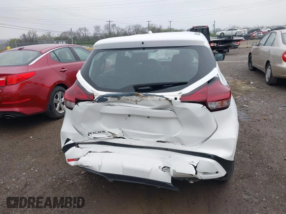 2022 Nissan Kicks S with VIN 3N1CP5BV1NL507193, listed as a IAAI auction lot 41907513 with 21,807 mi miles and . Bid and sale history available at carsss.com. Image 6.