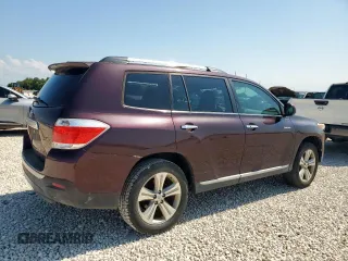 2012 Toyota Highlander Limited with VIN 5TDYK3EH9CS068537, listed as a Copart auction lot 59671085 with 166,864 mi miles and Salvage title. Bid and sale history available at DreamBid. Image 3.