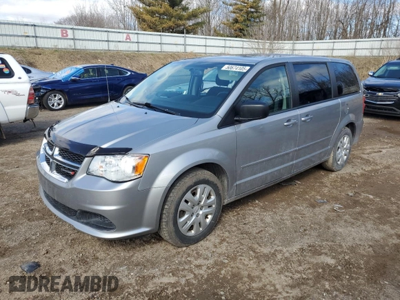 2017 Dodge Grand Caravan SE Plus with VIN 2C4RDGBG2HR706547, listed as a Copart auction lot 50674105 with 125,620 mi miles and Clean Title. Bid and sale history available at DreamBid. Image 1.