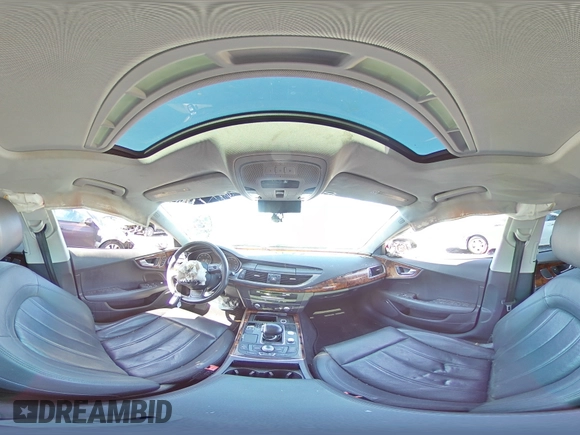 2012 Audi A7 3.0 Prestige with VIN WAUSGAFC1CN032360, listed as a Copart auction lot 52434755 with 0 mi miles and Salvage Title. Bid and sale history available at carsss.com. Image 15.