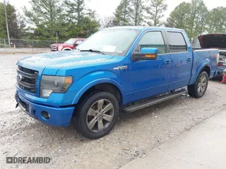 2013 Ford F-150 XL with VIN 1FTFW1CF4DFD22741, listed as a IAAI auction lot 41142876 with 1 mi miles. Bid and sale history available at carsss.com. Image 2.