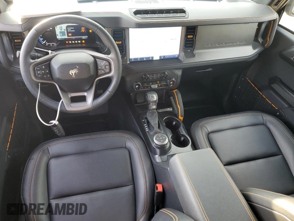 2024 Ford Bronco Badlands with VIN 1FMEE9BP4RLA21303, listed as a Copart auction lot 53457375 with 13,881 mi miles and Salvage title. Bid and sale history available at DreamBid. Image 8.