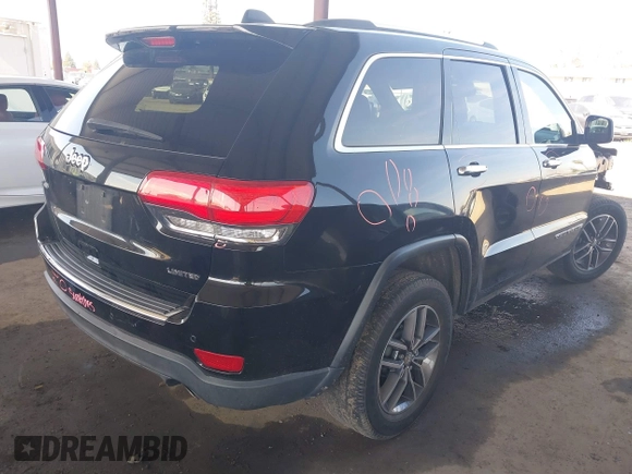 2017 Jeep Grand Cherokee Limited with VIN 1C4RJEBG0HC934116, listed as a IAAI auction lot 41633397 with 117,935 mi miles. Bid and sale history available at carsss.com. Image 4.