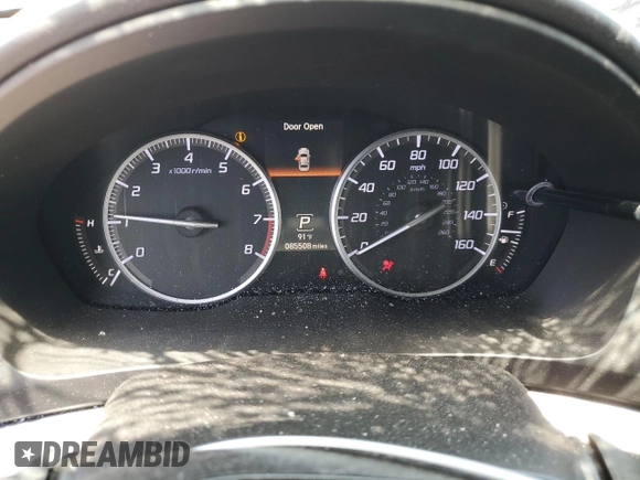 2016 Acura ILX Premium with VIN 19UDE2F74GA014380, listed as a Copart auction lot 60248445 with 85,508 mi miles and Salvage title. Bid and sale history available at DreamBid. Image 9.