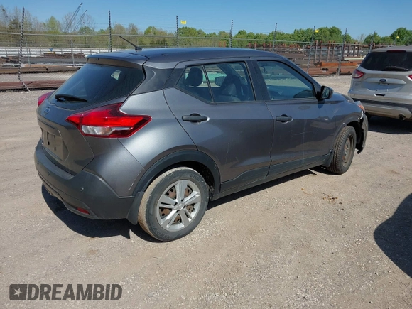 2020 Nissan Kicks S with VIN 3N1CP5BV0LL539341, listed as a IAAI auction lot 42033782 with 106,481 mi miles and . Bid and sale history available at carsss.com. Image 4.