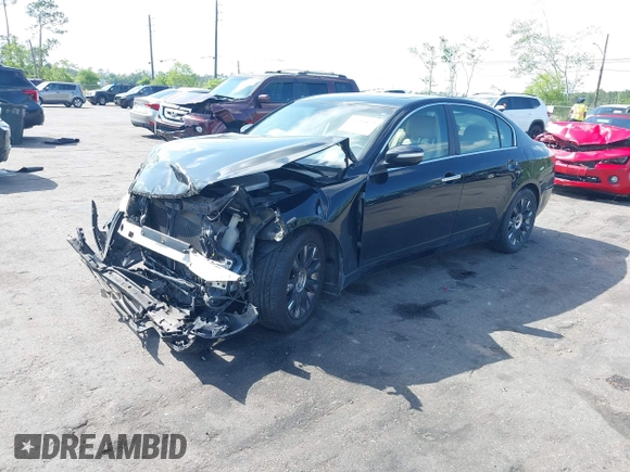 2010 Hyundai Genesis with VIN KMHGC4DE8AU076185, listed as a IAAI auction lot 41996812 with 147,645 mi miles. Bid and sale history available at carsss.com. Image 17.