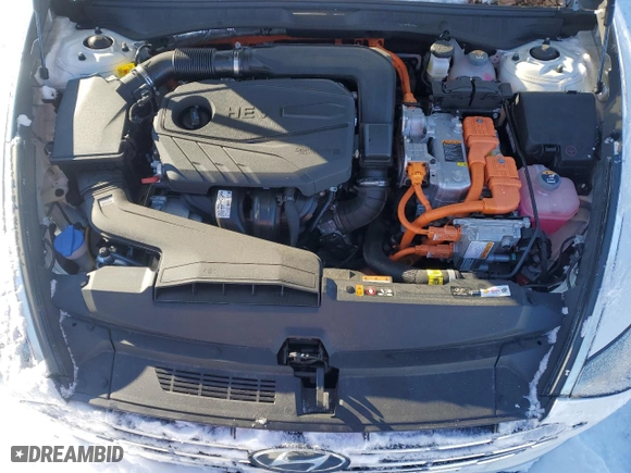 2023 Hyundai Sonata Hybrid SEL with VIN KMHL34JJ6PA070329, listed as a Copart auction lot 87110374 with 17,449 mi miles and Salvage Title. Bid and sale history available at carsss.com. Image 11.