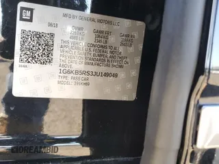 2018 Cadillac CT6 AWD z VIN 1G6KB5RS3JU149049, wystawiony jako Copart lot #42392615 z przebiegiem 11 629 mil mil oraz Szkoda całkowita • Salvage title. Historia ofert i sprzedaży dostępna na DreamBid. Obrazek 13.