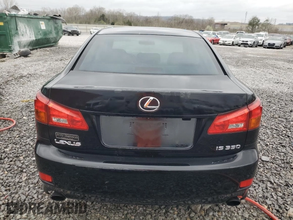 2006 Lexus IS 350 with VIN JTHBE262962006339, listed as a Copart auction lot 49284215 with 183,565 mi miles and Salvage Title. Bid and sale history available at DreamBid. Image 6.
