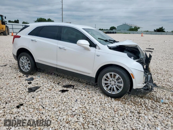 2018 Cadillac XT5 FWD with VIN 1GYKNARS8JZ161546, listed as a Copart auction lot 59213935 with 164,733 mi miles and Salvage title. Bid and sale history available at DreamBid. Image 4.