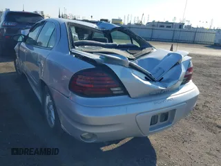 2004 Pontiac Grand Am SE1 with VIN 1G2NF52EX4C256620, listed as a IAAI auction lot 41423079 with 1 mi miles. Bid and sale history available at carsss.com. Image 3.