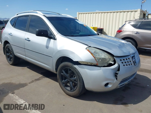 2010 Nissan Rogue S with VIN JN8AS5MT9AW504159, listed as a IAAI auction lot 41952590 with 238,216 mi miles and . Bid and sale history available at carsss.com. Image 1.