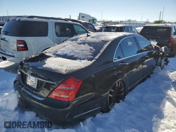 2010 Mercedes-Benz S 400 with VIN WDDNG9FB9AA310731, listed as a Copart auction lot 73375434 with 183,515 mi miles and Salvage Title. Bid and sale history available at DreamBid. Image 3.