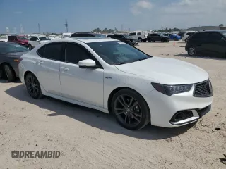 2020 Acura TLX w/A-Spec Pkg with VIN 19UUB1F69LA009373, listed as a Copart auction lot 53285565 with 65,092 mi miles and Clean title. Bid and sale history available at DreamBid. Image 4.