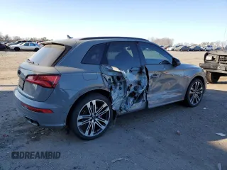 2020 Audi SQ5 Prestige with VIN WA1C4AFY6L2056208, listed as a Copart auction lot 41573584 with 46,102 mi miles and . Bid and sale history available at DreamBid. Image 3.