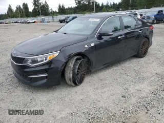 2017 Kia Optima LX with VIN KNAGT4L38H5132003, listed as a Copart auction lot 64042255 with 181,178 mi miles and Salvage title. Bid and sale history available at DreamBid. Image 1.