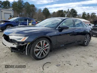 2019 Audi A6 Premium Plus with VIN WAUL2BF27KN075180, listed as a Copart auction lot 47768715 with 27,075 mi miles and Salvage title. Bid and sale history available at DreamBid. Image 1.
