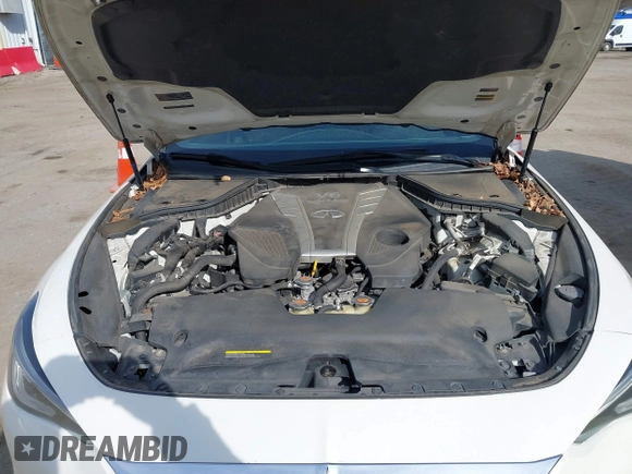 2017 Infiniti Q60 Sport with VIN JN1EV7EL8HM550153, listed as a IAAI auction lot 41701379 with 111,476 mi miles. Bid and sale history available at carsss.com. Image 10.