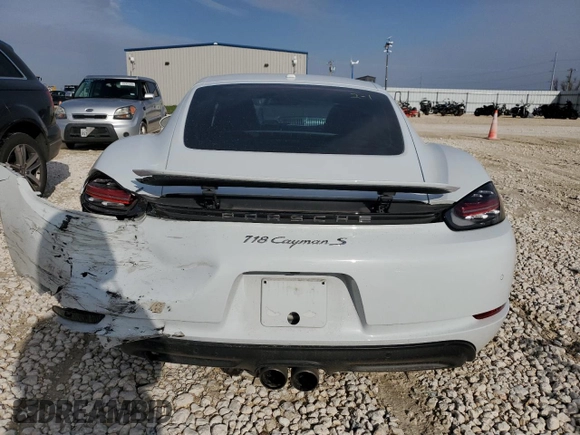 2018 Porsche 718 Cayman S z VIN WP0AB2A85JK278431, wystawiony jako Copart lot #44739785 z przebiegiem 19 324 mil mil oraz Szkoda całkowita • Salvage title. Historia ofert i sprzedaży dostępna na DreamBid. Obrazek 10.