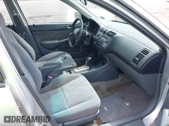 2004 Honda Civic EX with VIN 2HGES26794H559999, listed as a IAAI auction lot 42097812 with 289,596 mi miles and . Bid and sale history available at DreamBid. Image 5.
