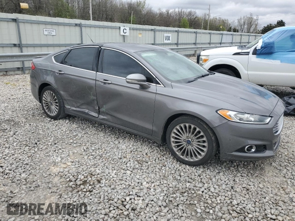 2014 Ford Fusion Titanium with VIN 3FA6P0K94ER331002, listed as a Copart auction lot 49733575 with 208,656 mi miles and Salvage Title. Bid and sale history available at DreamBid. Image 4.