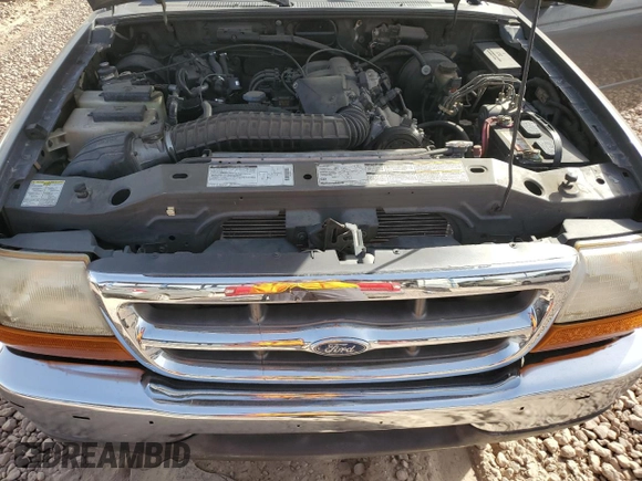 1999 Ford Ranger XLT with VIN 1FTYR14X1XPA01570, listed as a Copart auction lot 47831575 with 142,730 mi miles and Salvage Title. Bid and sale history available at carsss.com. Image 11.
