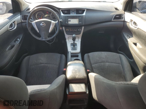 2015 Nissan Sentra S with VIN 3N1AB7AP1FY367574, listed as a Copart auction lot 75416544 with 153,279 mi miles and Salvage Title. Bid and sale history available at carsss.com. Image 8.