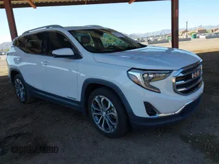 2018 GMC Terrain SLT with VIN 3GKALPEX3JL337085, listed as a IAAI auction lot 41842172 with 122,077 mi miles. Bid and sale history available at carsss.com. Image 1.