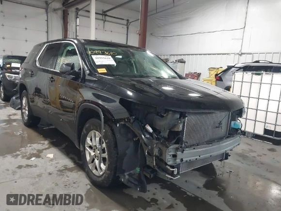 2020 Chevrolet Traverse LS with VIN 1GNEVLKW3LJ167596, listed as a IAAI auction lot 40993610 with 119,667 mi miles. Bid and sale history available at carsss.com. Image 1.