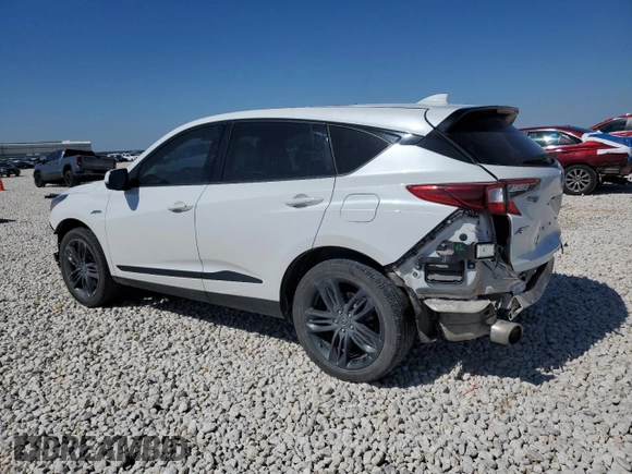 2022 Acura RDX w/A-Spec Package with VIN 5J8TC1H63NL005607, listed as a Copart auction lot 46160615 with 43,821 mi miles and Salvage Title. Bid and sale history available at carsss.com. Image 2.