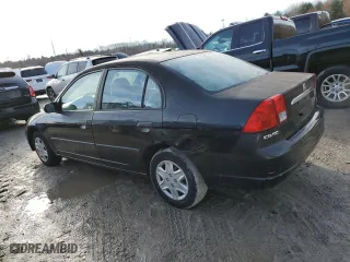 2003 Honda Civic DX with VIN 2HGES16193H518681, listed as a Copart auction lot 87137814 with 172,997 mi miles and Clean Title. Bid and sale history available at carsss.com. Image 2.