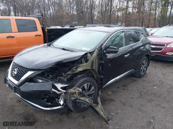 2019 Nissan Murano S with VIN 5N1AZ2MSXKN165881, listed as a IAAI auction lot 41826010 with 89,418 mi miles. Bid and sale history available at carsss.com. Image 6.