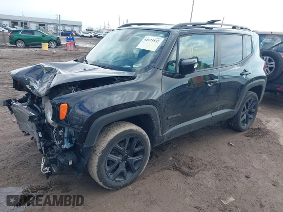 2018 Jeep Renegade Latitude with VIN ZACCJBBB5JPH00547, listed as a IAAI auction lot 41673532 with 88,167 mi miles and . Bid and sale history available at DreamBid. Image 17.