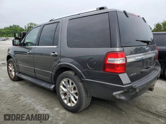 2017 Ford Expedition Limited с VIN 1FMJU2AT8HEA60907, выставлен на аукционе Copart как лот 58484725 с пробегом 165 288 миль миль и Чистый • Clean title. История ставок и продаж доступна на DreamBid. Изображение 2.