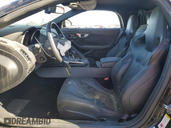 2014 Jaguar F-Type V6 with VIN SAJWA6E75E8K03346, listed as a Copart auction lot 88558275 with Not Provided miles and Salvage Title. Bid and sale history available at DreamBid. Image 10.
