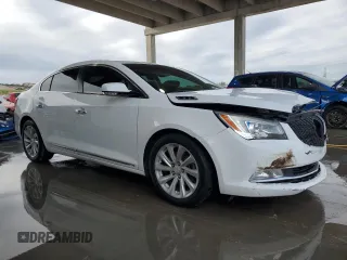 2015 Buick LaCrosse Leather with VIN 1G4GB5G36FF143638, listed as a Copart auction lot 89053335 with 136,728 mi miles and Salvage Title. Bid and sale history available at carsss.com. Image 4.