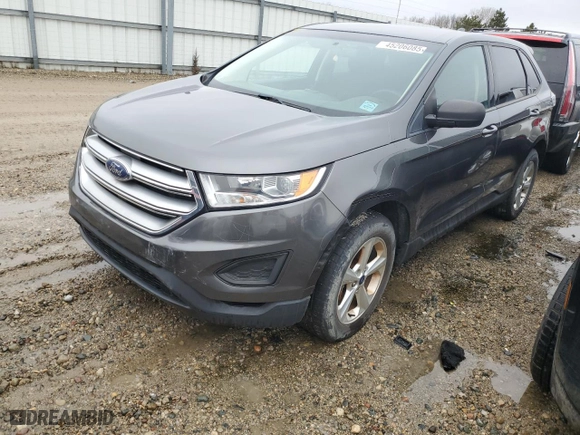 2015 Ford Edge SE with VIN 2FMTK3G96FBB44801, listed as a Copart auction lot 45206085 with 162,726 mi miles and Clean Title. Bid and sale history available at carsss.com. Image 1.