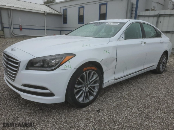 2016 Hyundai Genesis 3.8L with VIN KMHGN4JE2GU127753, listed as a Copart auction lot 45014325 with 110,869 mi miles and Salvage Title. Bid and sale history available at carsss.com. Image 1.