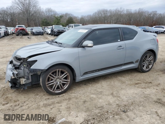 2012 Scion tC with VIN JTKJF5C77C3026437, listed as a Copart auction lot 45484865 with 215,709 mi miles and Salvage Title. Bid and sale history available at carsss.com. Image 1.