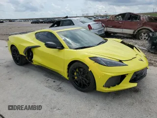 2023 Chevrolet Corvette 3LT with VIN 1G1YC2D48P5111971, listed as a Copart auction lot 57004144 with 7,267 mi miles and Salvage Title. Bid and sale history available at carsss.com. Image 4.