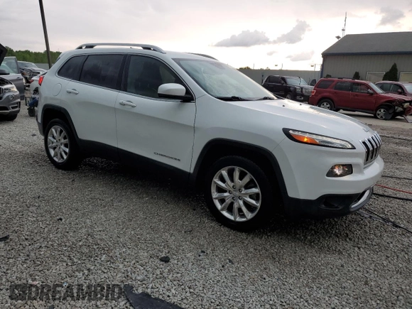 2017 Jeep Cherokee Limited with VIN 1C4PJLDB9HW516097, listed as a Copart auction lot 55205885 with 114,268 mi miles and Non repairable. Bid and sale history available at DreamBid. Image 4.