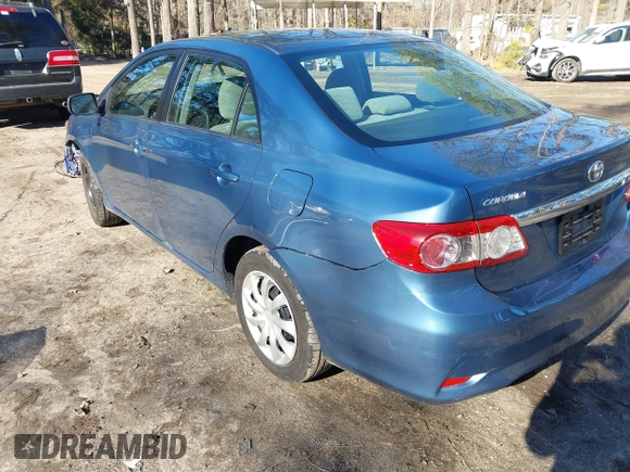 2013 Toyota Corolla L with VIN 5YFBU4EE1DP210756, listed as a IAAI auction lot 41629445 with 109,448 mi miles. Bid and sale history available at carsss.com. Image 3.