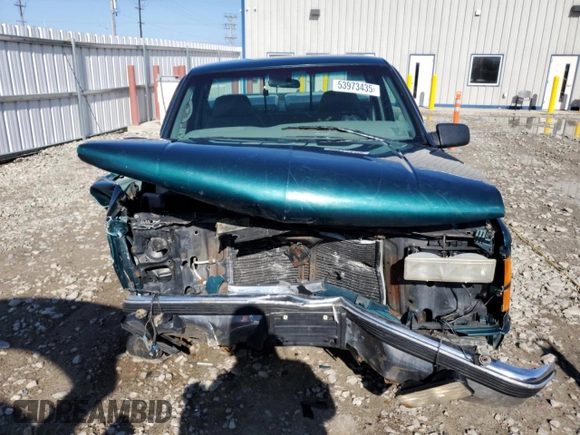 1997 GMC Sierra 1500 SL with VIN 1GTEC14WXVZ505001, listed as a Copart auction lot 53973435 with 217,305 mi miles and Non Repairable. Bid and sale history available at DreamBid. Image 5.