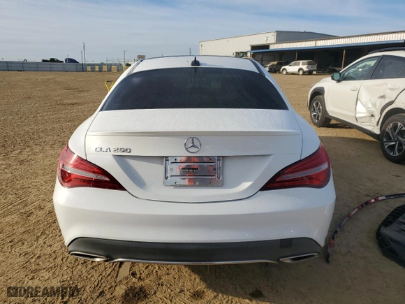 2019 Mercedes-Benz CLA with VIN WDDSJ4EB8KN775181, listed as a Copart auction lot 46751355 with 43,459 mi miles and Salvage Title. Bid and sale history available at carsss.com. Image 6.