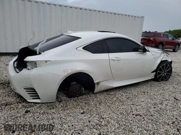 2017 Lexus RC with VIN JTHSM5BCXH5003406, listed as a Copart auction lot 62841844 with 999,999 mi miles and Salvage Title. Bid and sale history available at carsss.com. Image 3.